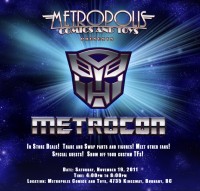 Transformers News: Renderform to attend MetroCon November 19