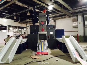 Transformers News: First Look at the Set Up for Cybertron Con 2016 with a Giant Fortress Maximus and Beast Wars Booth