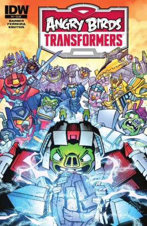 Transformers News: IDW Angry Birds Transformers #4 (of 4) Full Preview