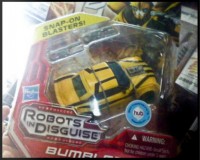Transformers News: Transformers Prime "Robots in Disguise" Deluxe Bumblebee In-Package Image