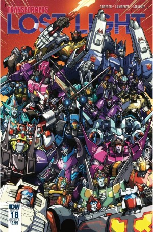 Transformers News: Cover Art for IDW Transformers: Lost Light #18 by Alex Milne & Josh Perez