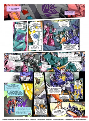 Transformers News: English Translation for Transformers Selects Seacons Turtler Manga Comic