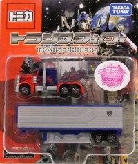 Transformers News: In-Package Images of Tomica DOTM Optimus Prime and Bumblebee Diecast Vehicles