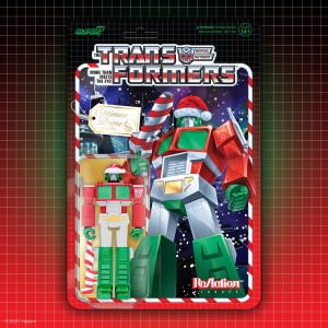 Transformers News: New Super7 Reaction Transformers Coming with Christmas Optimus Prime and Gold Lagoon Figures