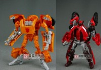 Transformers News: More Images of Revenge of the Fallen Scouts 'Orange Dead End' and 'Red Knockout'