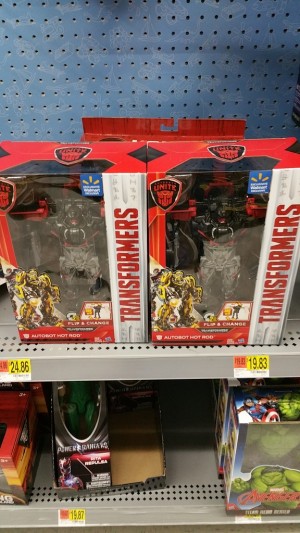 Transformers News: Transformers: The Last Knight Autobots Unite Flip and Change Hot Rod Found at US Retail