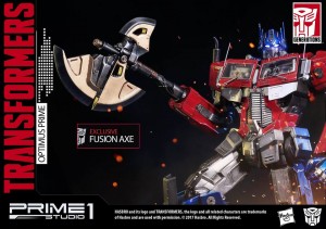Prime 1 Studios PMTF-01 Optimus Prime New Exclusive Axe Images