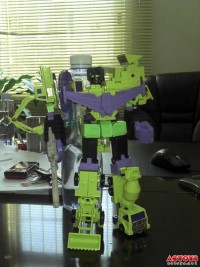 Transformers News: JB-07 Devastator Upgrade Set Prototype Images