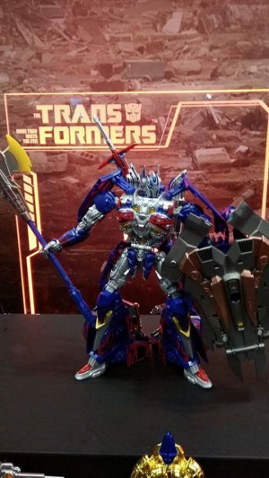 Transformers News: New Images of Takara The Last Knight Calibur Optimus Prime, Leader Megatron, Masterpiece Bumblebee