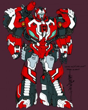 Transformers News: IDW Lost Light #13 Uncolored First 5 Pages Shown, Plus New Red Alert and Cerebros Designs