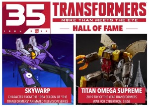 Transformers News: 2019 Transformers Hall of Fame Winners Announced