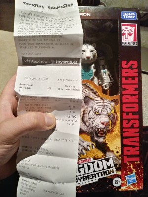 Transformers News: New Canadian Sightings: Cyberverse Dead End and Kingdom Tigatron