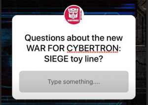 Transformers News: Hasbro Answers Questions About War for Cybertron: Siege on Instagram: Titans, Decepticons, and More!