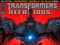 Transformers News: Reviewed:  Transformers: Nefarious #1 in stores tomorrow!