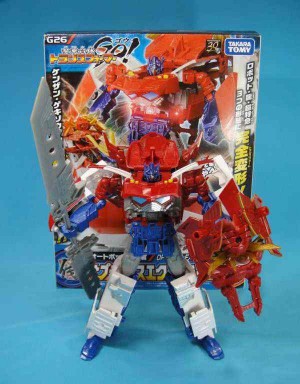 Transformers News: In-Hand and Packaging Images: Takara Tomy Transformers Go! G26 Optimus Exprime