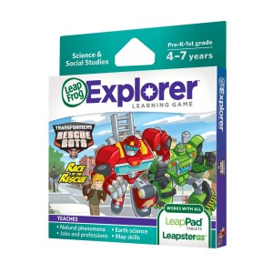 LeapFrog Explorer Transformers Rescue Bots Race to The Rescue Learning Game