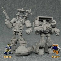 Transformers News: iGear PP05w Weapon Specialist, PP05m Medical Specialist, MW-01 Spray, and MW-02 Rager Pre-Orders Now Open