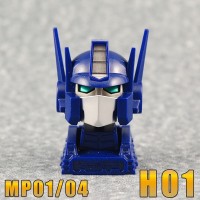 Transformers News: New Color Images of iGear's MP Convoy / Prime Animated Heads