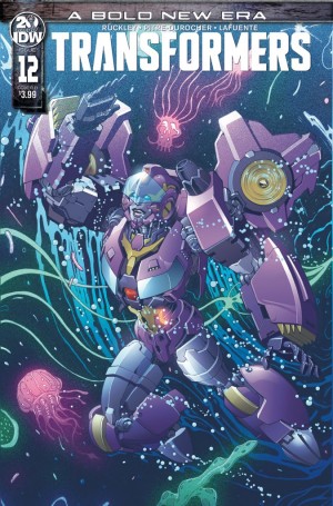 Transformers News: Andrew Griffith Cover for IDW Transformers #12 Revealed