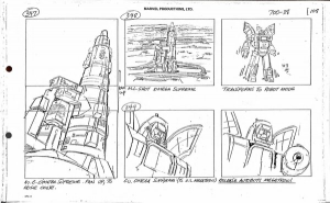 Transformers News: Blaster Blues storyboards and over 150 G1 model sheets online