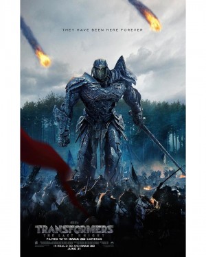 Transformers News: New Poster for Transformers: The Last Knight 'They Have Been Here Forever'