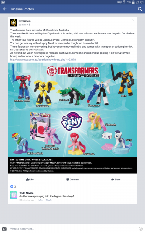 Transformers News: New Robots in Disguise McDonalds Toys Now Available in Australia