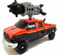 Transformers News: In-Hand Images Lunar Fire Optimus Prime and Cannon Force Ironhide