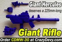 Transformers News: CrazyDevy CDMW-30 Giant Rifle