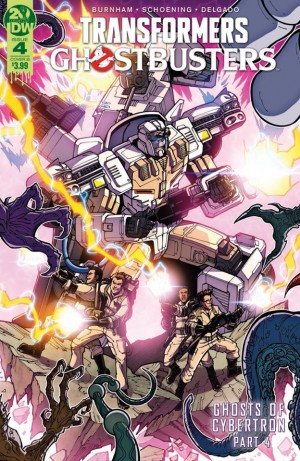 Transformers News: IDW Transformers Ghostbusters Ghosts of Cybertron Part 4 Review