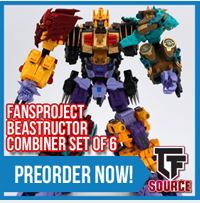 Transformers News: TFSource News! Unique Toys Ragnaros Combiner, Make Toys Seekers, Fans Toys, FP Beastructor & More!