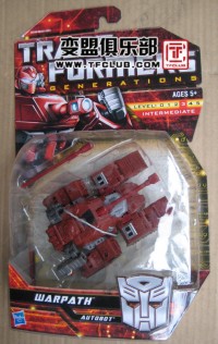 Transformers News: In Package Images of Transformers Generations Warpath