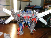 Transformers News: Toy Images of Takara DOTM DA-15 Jetwing Optimus Prime