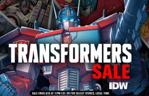 Transformers News: IDW Transformers Comixology sale until 29th June