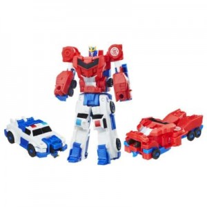 Transformers News: Video Review for Robots in Disguise Combiner Force Beeside and Primestrong