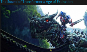 Transformers News: The Sound of Transformers: Age of Extinction Featurette