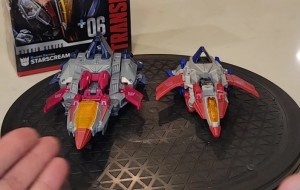 Transformers News: Video Review for Gamerverse Starscream Showing Rubber Cockpit