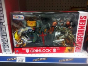 Transformers News: Age of Extinction: Evolutions Grimlock Two-Pack Sighted in Retail