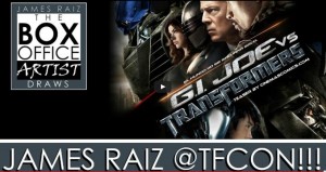 Transformers News: Help Artist James Raiz Draw Transformers / G.I. Joe Art for TFCon - Second Round