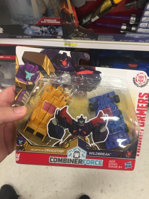 Transformers News: Transformers: Robots in Disguise Dragbreak, Shocknado and Lunar Force Primestrong found at Target and TRU