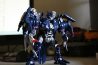 Transformers News: More Images of 'Gathering at the Nemesis' Blue Soundwave