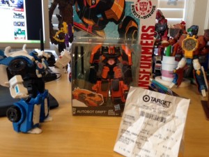Transformers News: Robots in Disguise Warrior Class Drift and Optimus Prime Sighted at US Retail