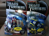 Transformers News: Wal-Mart Exclusives Deluxe Optimus Prime and Sideswipe Found at Retail