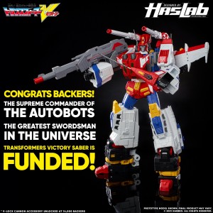 Transformers News: Hasbro Celebrates Funded Victory Saber by Posting First Painted Prototype Photo