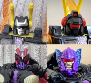 Transformers News: New Pics Show that the Transformers Creatures Collide 4 Pack Has Several Alternate Heads