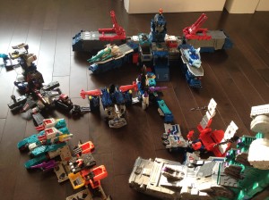 Transformers News: Images of all Transformers Titans Return Bases Connected with Takara God Bomber