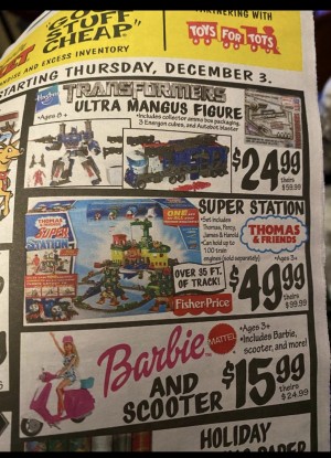 Transformers News: Spoiler Pack Ultra "Mangus" on Deep Discount at Ollie's