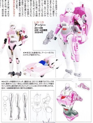 Transformers News: Figure King #202 Transformers Scans: D-Style Megatron, PS One Optimus, QT and Legends Arcee