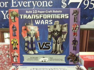 Transformers News: Transformers Wars Papercraft Book