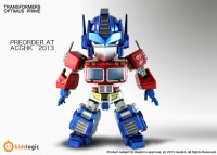 Transformers News: Color Images of Kids Logic Super Deformed Optimus Prime Plus 3 Inch Clear Version at ACGHK 2013