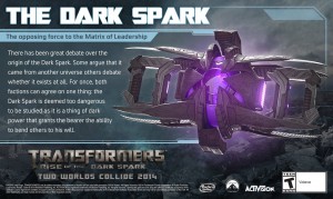 Transformers News: Transformers: Rise of the Dark Spark - The Dark Spark Revealed